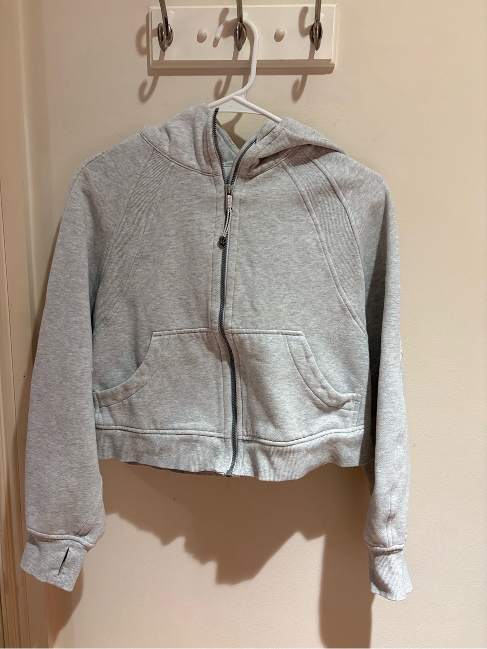 lululemon athletica Heather Gray Zip Hoodie